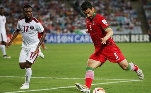 Ehsan Hajsafi le 15 janvier 2015 lors du match Qatar-Iran.