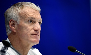 Didier Deschamps en conférence de presse la veille du match Andorre-France, le 10 juin 2019.