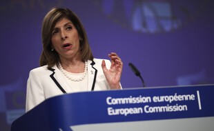 La commissaire européenne à la Santé, Stella Kyriakide, à Bruxelles, le 15 juillet 2020.