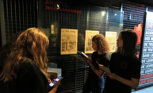 Les étudiantes de Sciences Po Rennes ont commencé à installer l'escape game jeudi 4 avril.