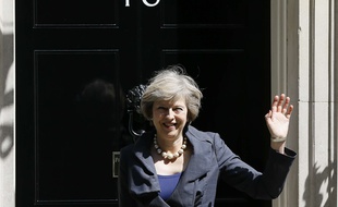 La future Première ministre britannique Theresa May, le 12 juillet 2016 devant le 10 Downing Street à Londres (Angleterre).