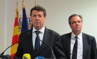 Christian Estrosi et Renaud Muselier à Marseille.