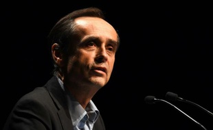 Robert Ménard, le maire de Béziers, le 9 décembre 2015 dans sa ville