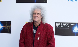 Le guitariste du groupe Queen, Brian May, à l'exposition Pink Floyd: Their Mortal Remains, en mai 2017.
