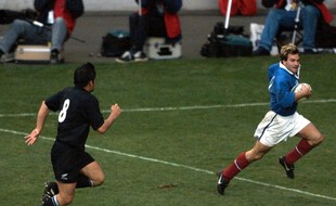 Christophe Dominici, héros pour toujours de la demi-finale de légende face aux All Blacks en 1999.