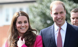 Le prince William et son épouse Kate le 27 mars 2015.
