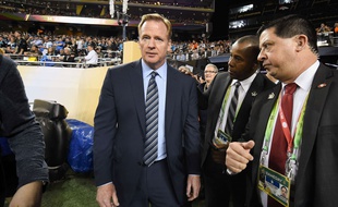 Le boss de la NFL Roger Goodell lors du Superbowl en 2016.