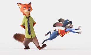 Le renard Nick Wilde et la lapine Judy Hopps.