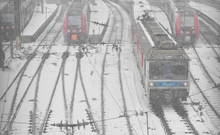 A la Gare Saint-Lazare le 9 février 2018.