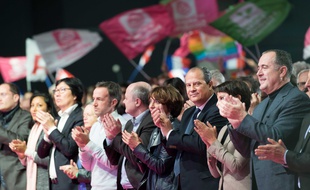 Les responsables du PS à la convention de la Belle Alliance populaire, samedi 3 décembre.