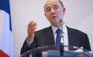 Le ministre de l'Economie, Pierre Moscovici, a assuré jeudi devant le Sénat que "les conditions d'une sortie durable de la crise de la zone euro semblent en passe d'être réunies".