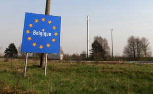 Frontière belge dans le nord de la France