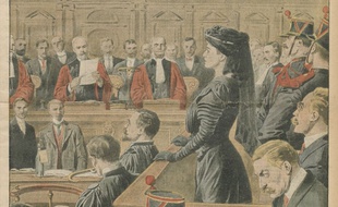 Marguerite Steinheil, dite «Meg», lors de son procès.