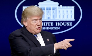 Donald Trump à Washington, le 4 avril 2017.