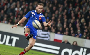 Frédéric Michalak lors de France - Argentine, le 17 novembre 2012 à Lille.
