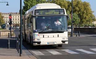 Un bus du réseau de Bordeaux Métropole TBM