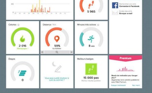 Selon l'IFOP, les français sont 5,61 millions à être équipés d'objets connectés permettant de suivre leur santé, comme ici avec le capteur Fitbit Flex.