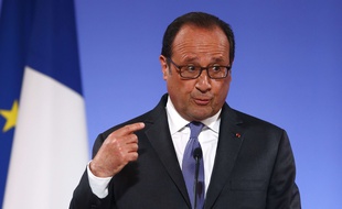 François Hollande à la Conférence des ambassadeurs à l'Elysée le 30 août 2016.