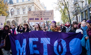 Marche contre les violences faites aux femmes à Lyon, le 24 novembre 2018.