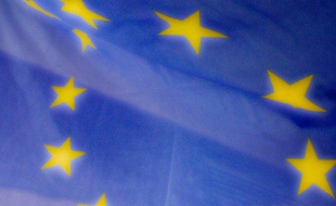 Le drapeau européen.