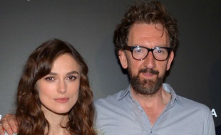 L'actrice Keira Knightley et le réalisateur John Carney, le 26 avril 2014, à New-York.