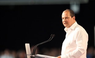 Jean-Christophe Cambadelis, premier secrétaire du Parti socialiste à La Rochelle le 30 août 2015.