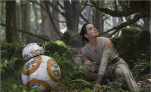 Daisy Ridley dans «Star Wars : Le réveil de la Force».
