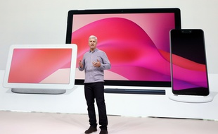 Rick Osterloh, vice-président de Google en charge du hardware et des services, le 9 octobre 2018.