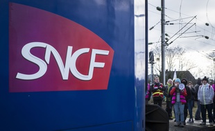 Un logo SNCF (Illustration).