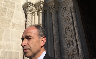 Jean-François Copé, député-maire de Meaux, candidat à la primaire à droite, le 28 septembre 2016 à Saint-Denis.