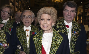 Hélène Carrère-d'Encausse, secrétaire perpétuel de l'Académie française, le 12 février 2015.