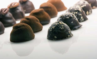 Bonbons au chocolat. Illustration.