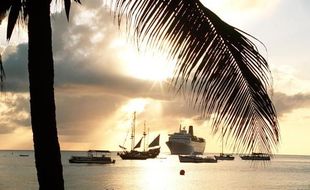 Les îles Caïmans aux Antilles.
