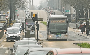 Le trafic à l'entrée sud de Nantes.