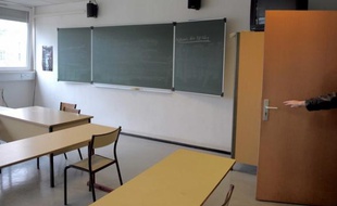 Un inconnu a tiré en direction d'un professeur d'allemand, au lycée Jean Monnet, à Strasbourg, mercredi 31 mars 2010.
