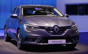 La nouvelle Renault Mégane, dévoilée le 15 septembre 2015 à Francfort.