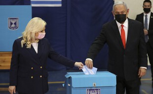 Benjamin Netanyahou, le 23 mars 2021 à Jérusalem.
