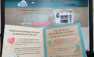 Le mémorial en ligne selon paradisblanc.com