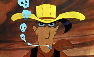 Lucky Luke dans le dessin animé Daisy Town