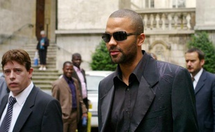Le joueur de basket des San Antonio Spurs, Tony Parker, lors de son passage à Villeurbanne, le 13 mai 2009.