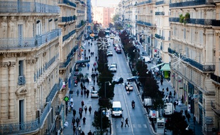 La rue de la République à Marseille