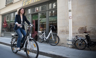 Illustration de velo à Paris.