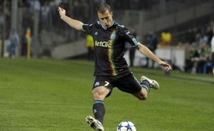 Le Marseillais Benoît Cheyrou face à Chelsea le 8 décembre 2010.