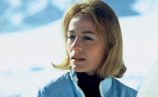 L'actrice française Annie Girardot dans le film de Claude Lelouch Vivre pour Vivre en 1967.