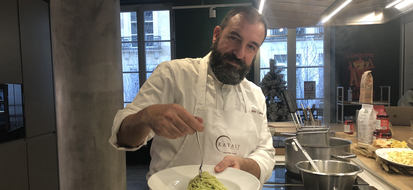 Fabrizio Cosso, chef exécutif d'Eataly Paris Marais, explique comment dresser votre plat de pâtes comme au restaurant.