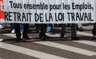 Une manifestation contre la loi Travail au printemps dernier à Strasbourg. Illustration