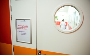 Le centre de planification familiale du centre Hospitalier de Saint-Denis, le 16/01/2015.