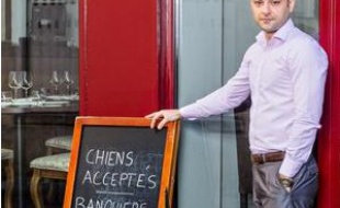 Alexandre Callet a décidé d'interdire l'accès de son restaurant aux banquiers.