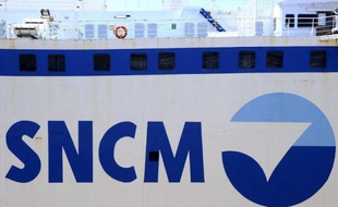 Un navire de la SNCM le 20 mai 2015 à Marseille