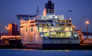 Un ferry dans le port de Calais (Illustration).